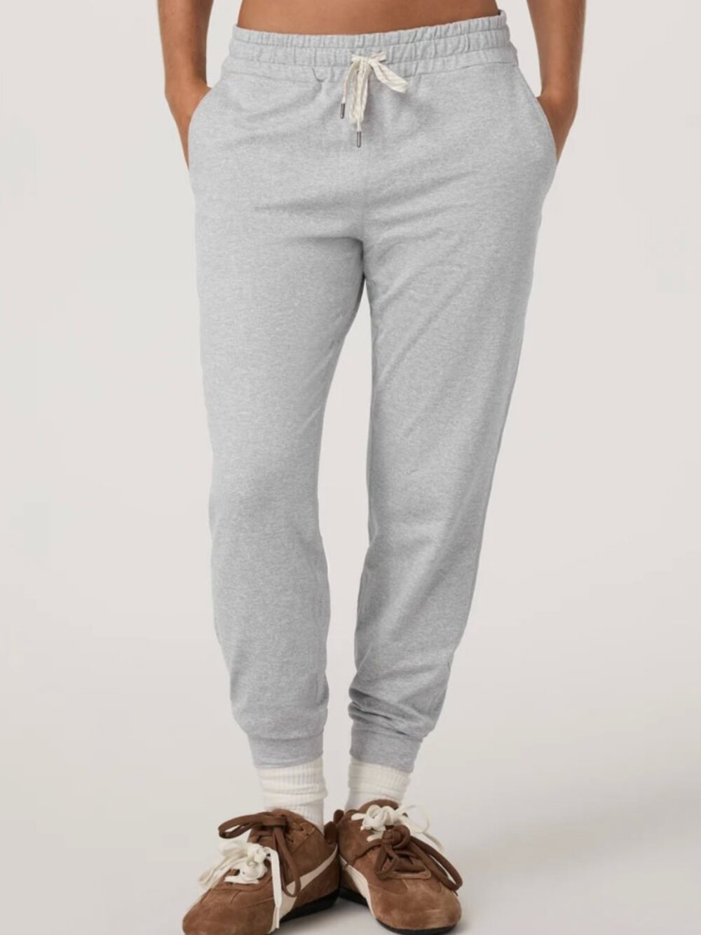 Vuori Performance Jogger, Retails for $110, Pale Grey Heather, Size Medium